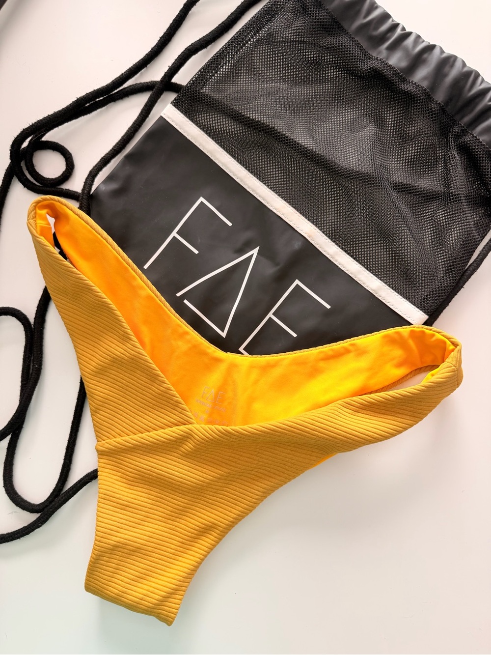 FAE Swim ribbed Bikini bottom Medium
